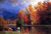 Albert Bierstadt On_the_Sac oil painting reproduction
